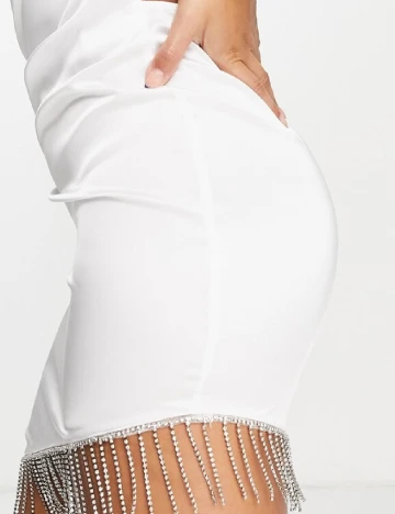 Rochie scurta AsYou, alb Alb