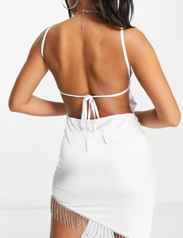 Rochie scurta AsYou, alb Alb
