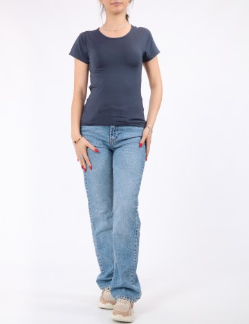 Tricou Pieces, albastru