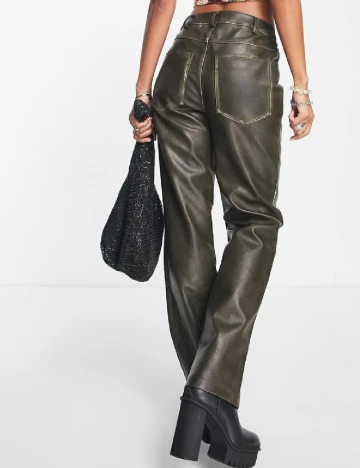 Pantaloni COLLUSION, kaki