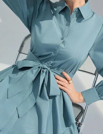 Rochie medie SHEIN, albastru