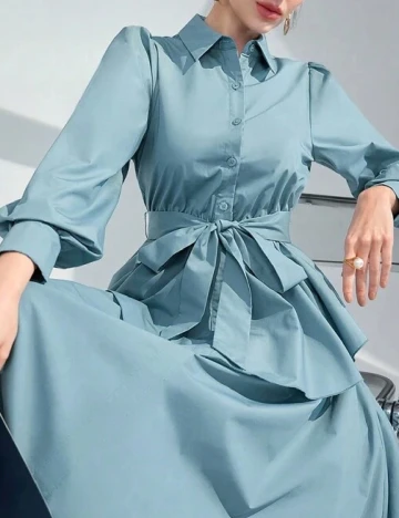 Rochie medie SHEIN, albastru