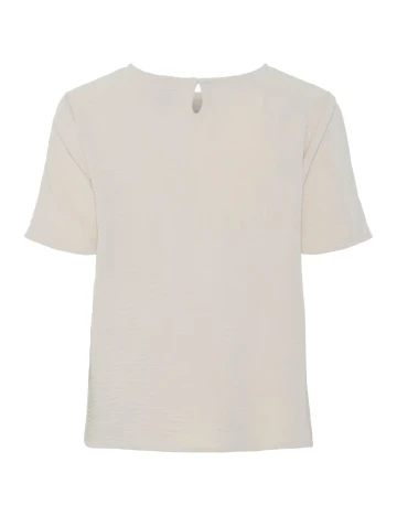 Tricou Pieces, bej