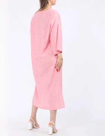 Rochie medie Pieces, roz
