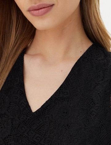 Bluza Pieces, negru
