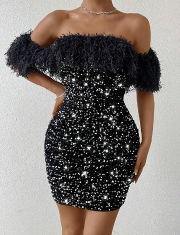 Rochie scurta SHEIN, negru