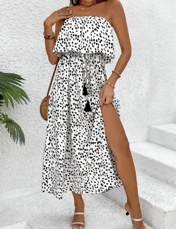 Rochie medie SHEIN, alb
