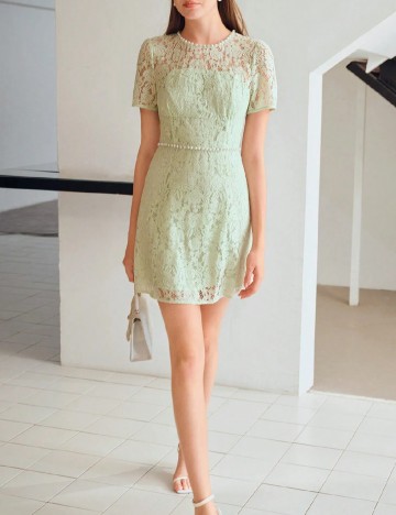 Rochie scurta SHEIN, verde