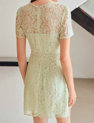 Rochie scurta SHEIN, verde