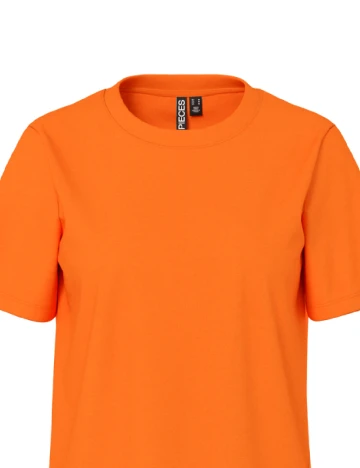 Tricou Pieces, portocaliu