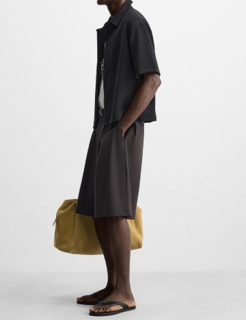 Camasa Oversize Zara, negru
