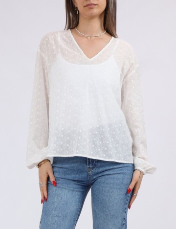 
						Bluza Vero Moda, alb