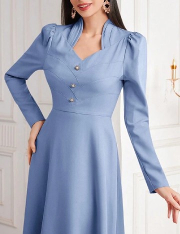 Rochie lunga SHEIN, albastru