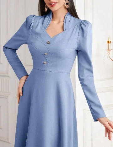 Rochie lunga SHEIN, albastru