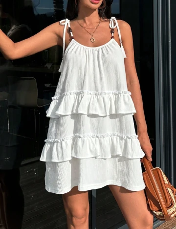Rochie scurta SHEIN, alb