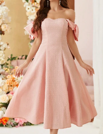 Rochie medie SHEIN, roz