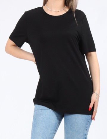 
						Tricou Pieces, negru
