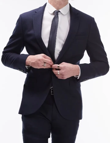 Sacou Topman, bleumarin