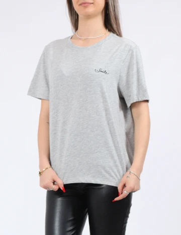 Tricou Pieces, gri