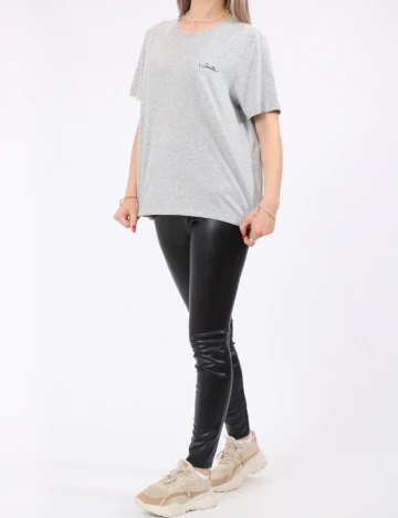 Tricou Pieces, gri