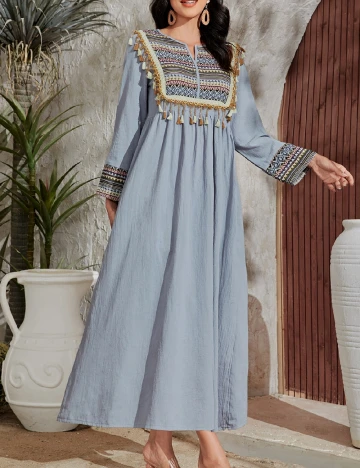 Rochie lunga SHEIN, gri Gri