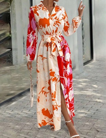 
						Rochie lunga SHEIN, mix culori