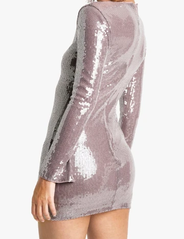 Rochie scurta Boohoo, mov Mov
