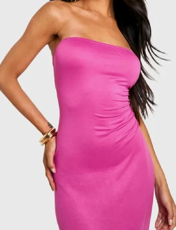 Rochie lunga Boohoo, magenta