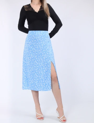 Fusta Vero Moda, albastru