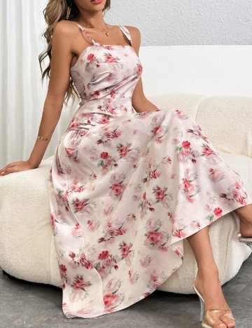 
						Rochie lunga SHEIN, floral print