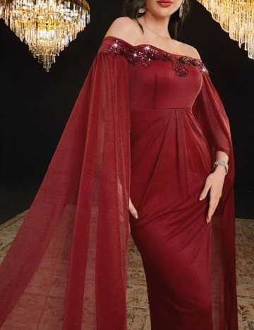 Rochie lunga SHEIN, rosu