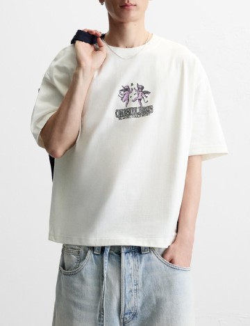 
						Tricou Zara, alb