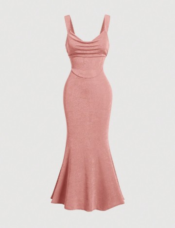 
						Rochie lunga SHEIN, roz