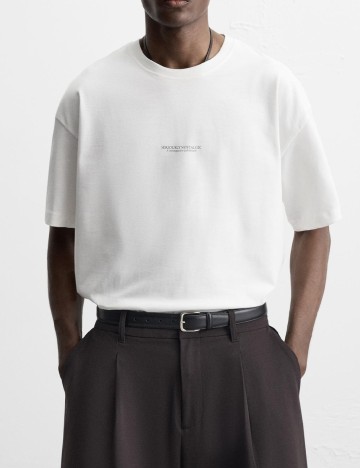 
						Tricou Zara, alb
