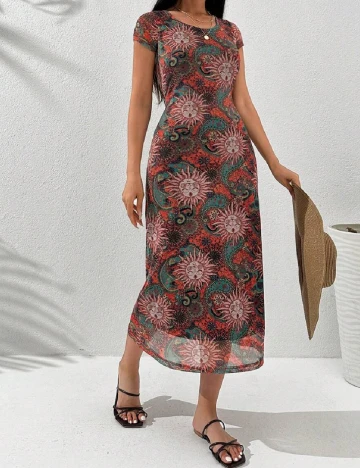 Rochie medie SHEIN, mix culori