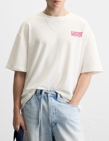 
						Tricou Zara, alb
