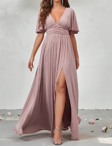 Rochie lunga SHEIN, roz Roz