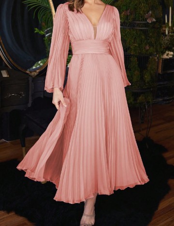 
						Rochie lunga SHEIN, roz