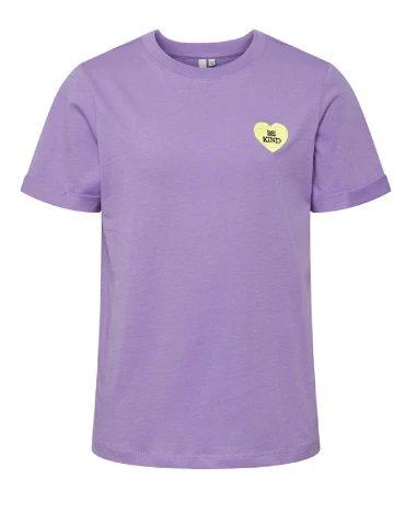 Tricou Pieces Kids, mov Mov