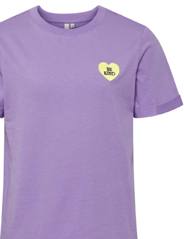 Tricou Pieces Kids, mov Mov