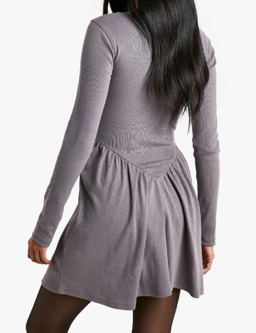 Rochie scurta Boohoo, mov Mov