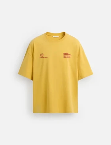 Tricou Zara, mustar Galben