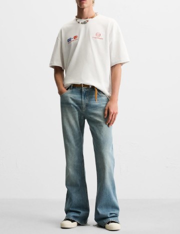 
						Tricou Zara, gri deschis