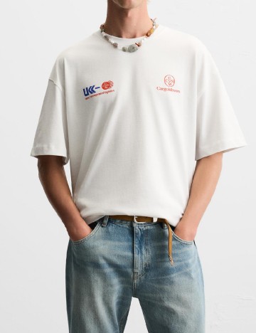 Tricou Zara, gri deschis