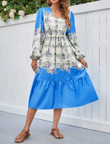 
						Rochie medie SHEIN, albastru