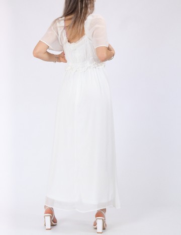 Rochie lunga Vila, alb