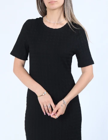 Rochie lunga Pieces, negru Negru