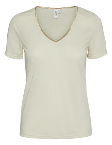 Tricou Vero Moda, crem Crem