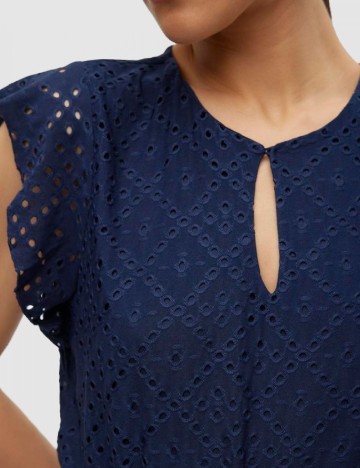 Bluza Vero Moda, bleumarin inchis