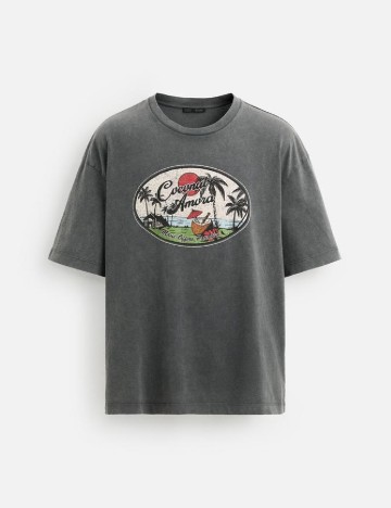 Tricou Zara, gri